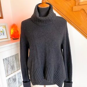 Anthropologie Moth Oversized Turtleneck Sweater